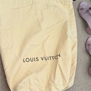 Louis Vuitton Cream Storage Bag